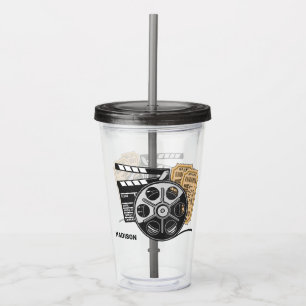Anpassat namn och Färg-film Take Away Mugg