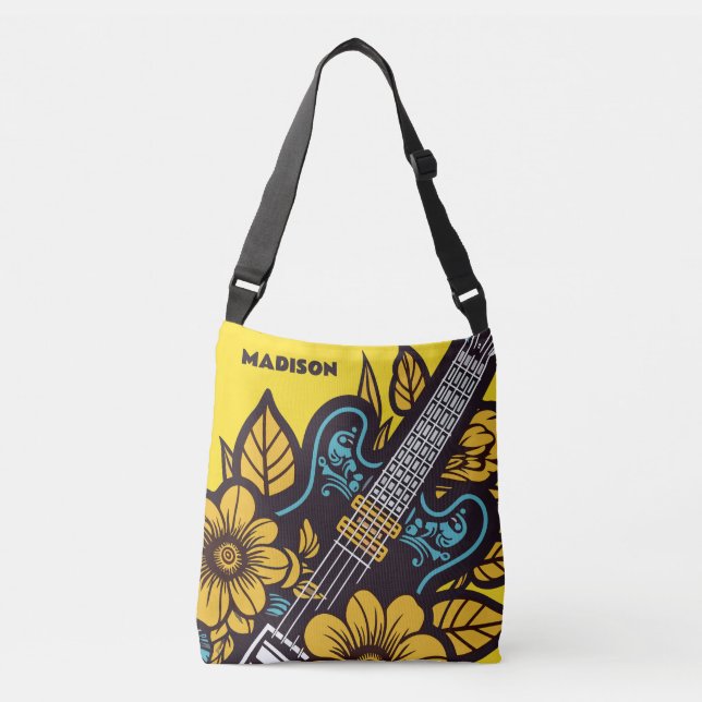 Anpassat namn och Färg Ukulele Axelväska (Framsida)