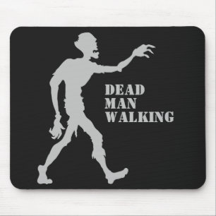 Anpassat namn och Färg Zombie mousepad Musmatta