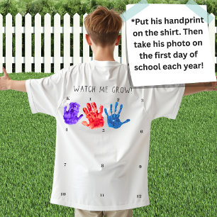 Anpassat namn och fotoklass för 2038 års keepie t shirt