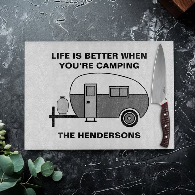 Anpassat namn och fras-cute Camper Camping (Skapare uppladdad)