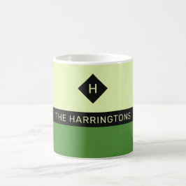 Anpassat namn och monogram mugg