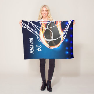 Anpassat namn och nummer för nyckelblanket för doc fleecefilt