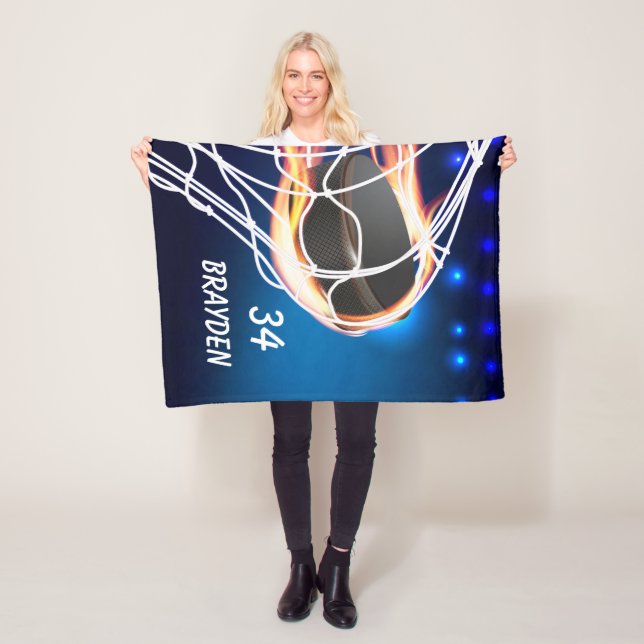 Anpassat namn och nummer för nyckelblanket för doc fleecefilt (På plats)