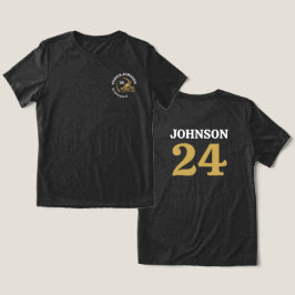 Anpassat namn och nummer för vintagens fotboll t shirt