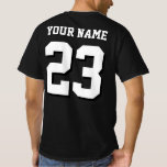 Anpassat namn och nummer Jersey-sport T Shirt<br><div class="desc">Anpassat namn och nummer Jersey Sports T-Shirt</div>