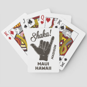 Anpassat namn och plats, Shaka Casinokort