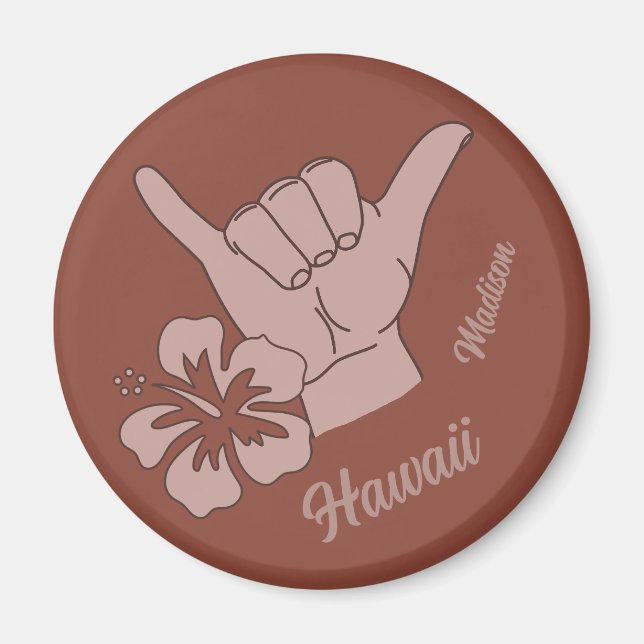 Anpassat namn och plats, Shaka Magnet (Framsidan)