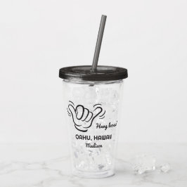 Anpassat namn och plats, Shaka Take Away Mugg