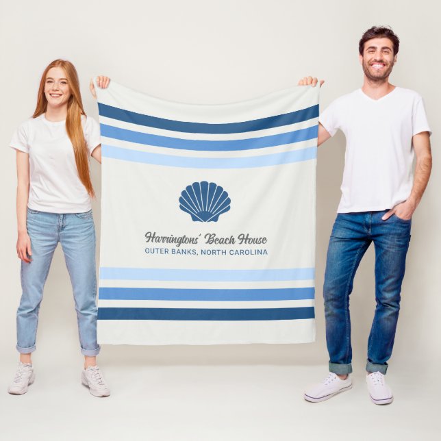 Anpassat namn- och platsfack fleecefilt (På plats)