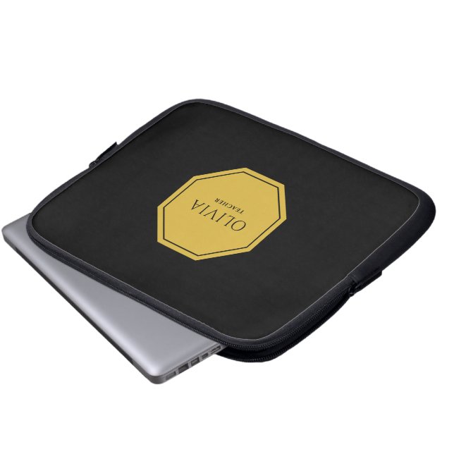 Anpassat namn och rubrik 10-tums Neoprene Laptop s Laptop Fodral (Framre botten)