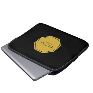 Anpassat namn och rubrik 13-tums Neoprene Laptop s Fodral