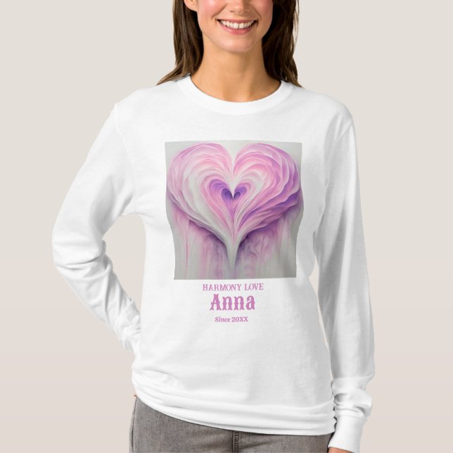 Anpassat namn och Speciellt datum T Shirt (Framsida)