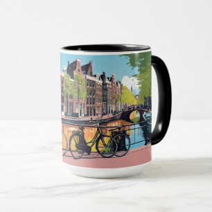 Anpassat namn och text Amsterdam Mugg