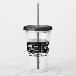 Anpassat namn och text Camper Van tumblers Take Away Mugg