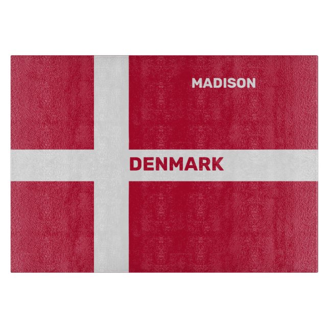 Anpassat namn och text, Danmark, Flagga (Framsidan)