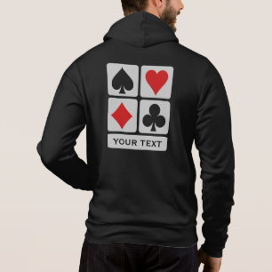Anpassat namn och text för kortspelaren t shirt