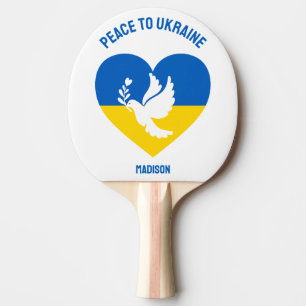 Anpassat namn och text i Ukraina Pingisracket