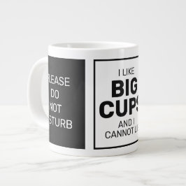 Anpassat namn och text, jumbo mugg