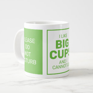 Anpassat namn och text, jumbo mugg