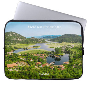 Anpassat namn och text Montenegro Laptop Fodral