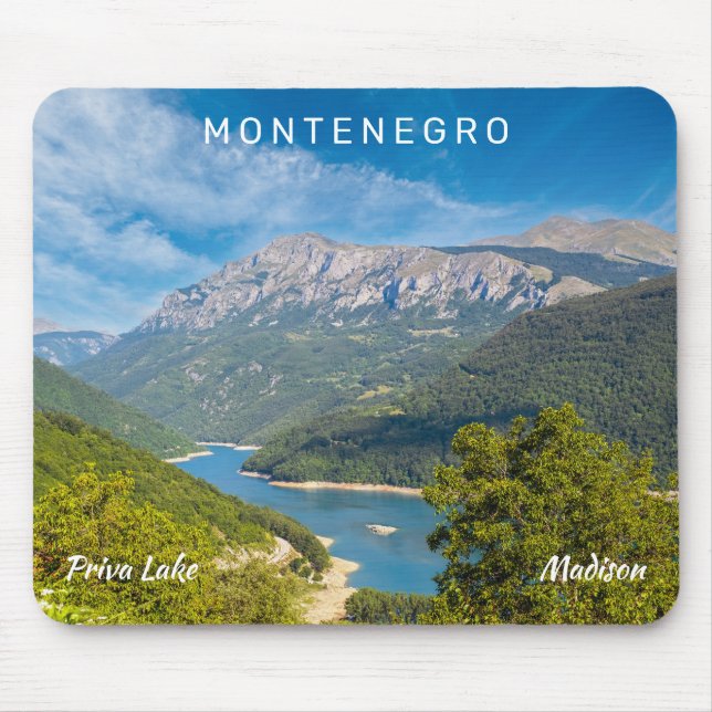 Anpassat namn och text Montenegro Musmatta (Framsidan)