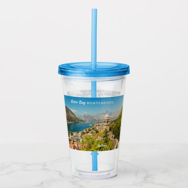 Anpassat namn och text Montenegro Take Away Mugg (Framsida)