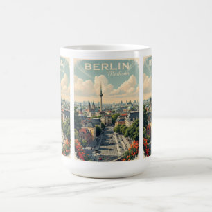 Anpassat namn och textBerlin, Tyskland Kaffemugg
