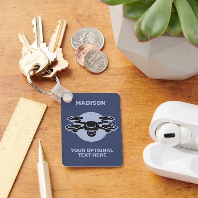 Anpassat namn och textdragning nyckelring (Skrivbord)