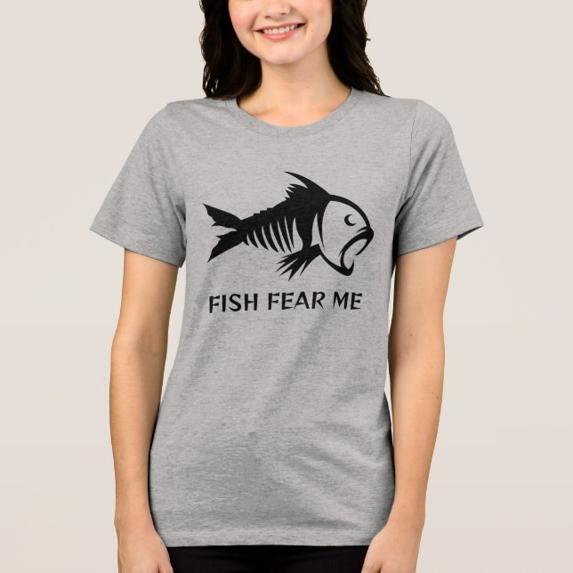 Anpassat namn och textfisk t shirt (Framsida)