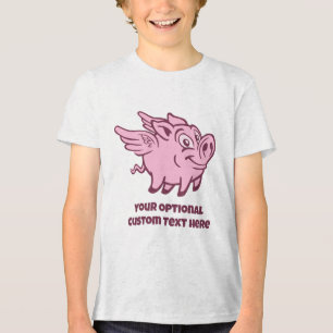 Anpassat namn och textflöde, Grisar T Shirt