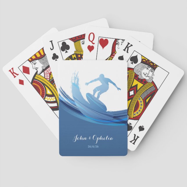 Anpassat namn och textnavigering casinokort (Baksidan)