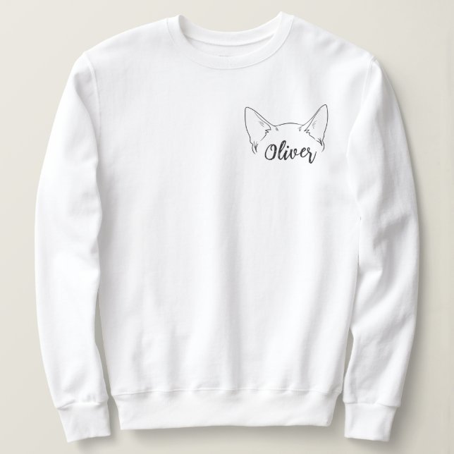 Anpassat namn Ocicat Cat Mamma T Shirt (Design framsida)