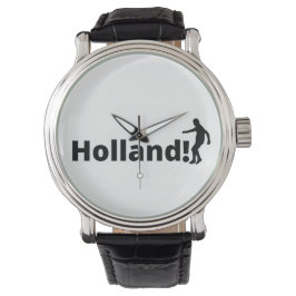 Anpassat namn Oranje Supporter Armbandsur