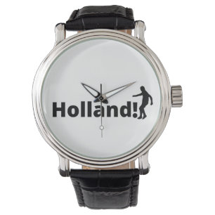 Anpassat namn Oranje Supporter Armbandsur