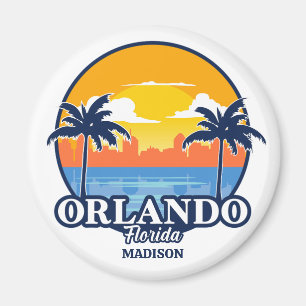 Anpassat Namn Orlando Florida Magnet