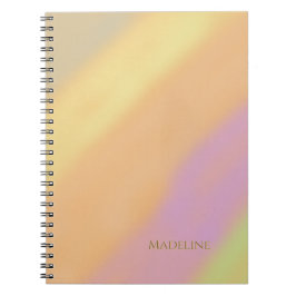 Anpassat Namn på Bomullscandyns Färger Anteckningsbok