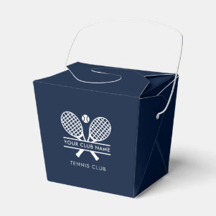 Anpassat namn på country club Lawn Tennis Team-spe Presentaskar