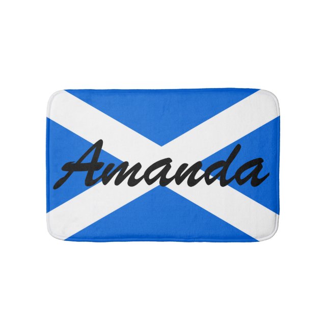 Anpassat namn på den skotska Flagga Badrumsmatta (Framsidan)