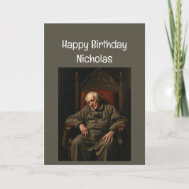 Anpassat namn på födelsedagsliknande dator kort