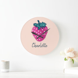 Anpassat namn på frukt i potatis stor klocka