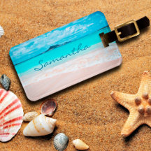 Anpassat namn på Hawaii Blue Sea sandstrand