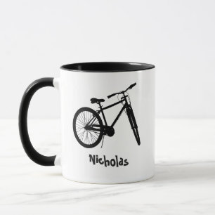 Anpassat namn på julberget, biking Quote Mugg
