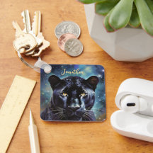 Anpassat namn på Panther Animal Portrait