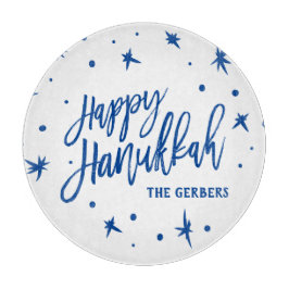 Anpassat namn på penselskriptet Lycklig Hanukkah