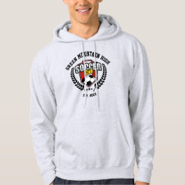 Anpassat Namn på Skola eller Organisation Fotbolls Hoodie