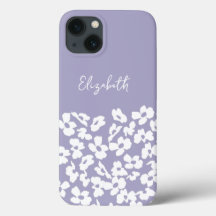 Anpassat namn på vita Retro Dogwood Flowers