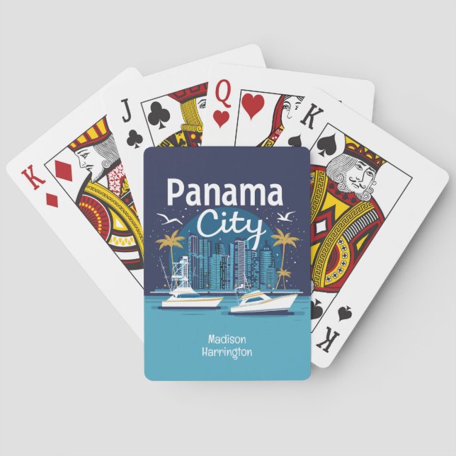 Anpassat namn Panama City Casinokort (Baksidan)