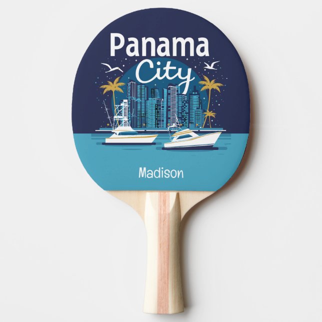 Anpassat namn Panama City Pingisracket (Framsidan)