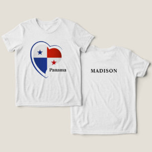 Anpassat namn Panama Kärlek T Shirt